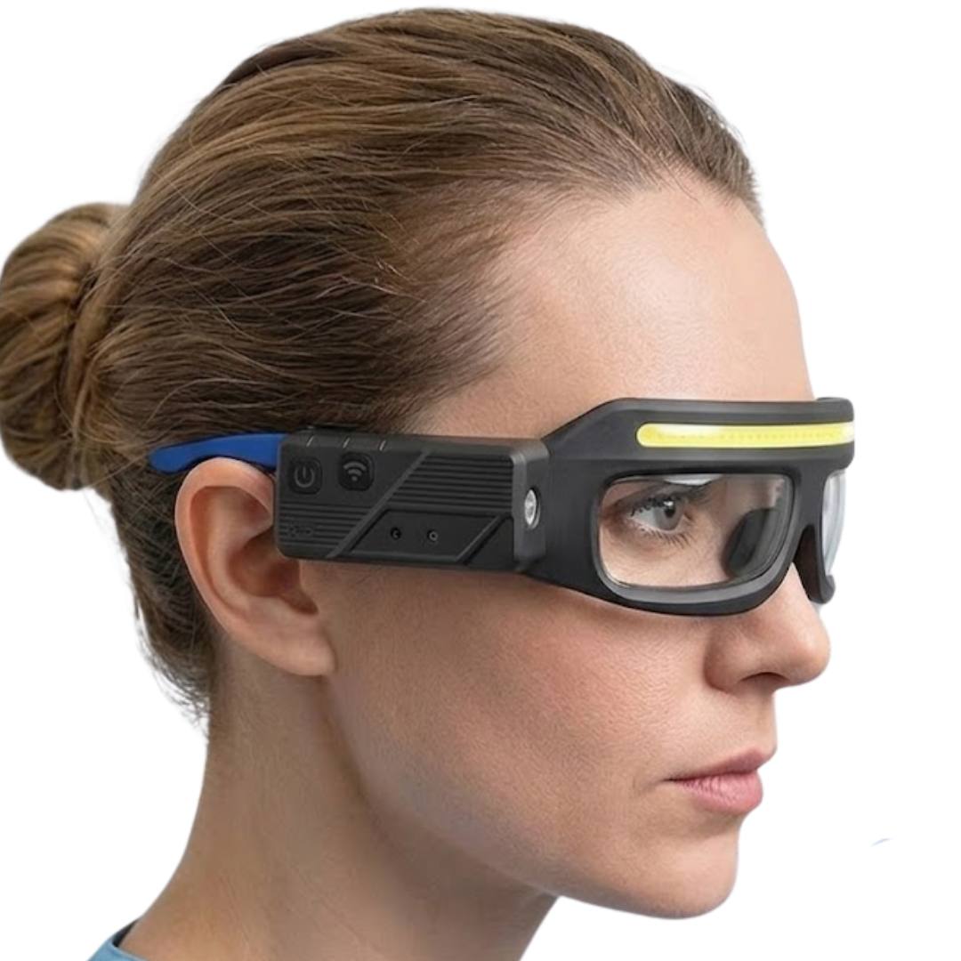 Headlight with Protective Glasses for Dental, Aesthetic, and Professional Use