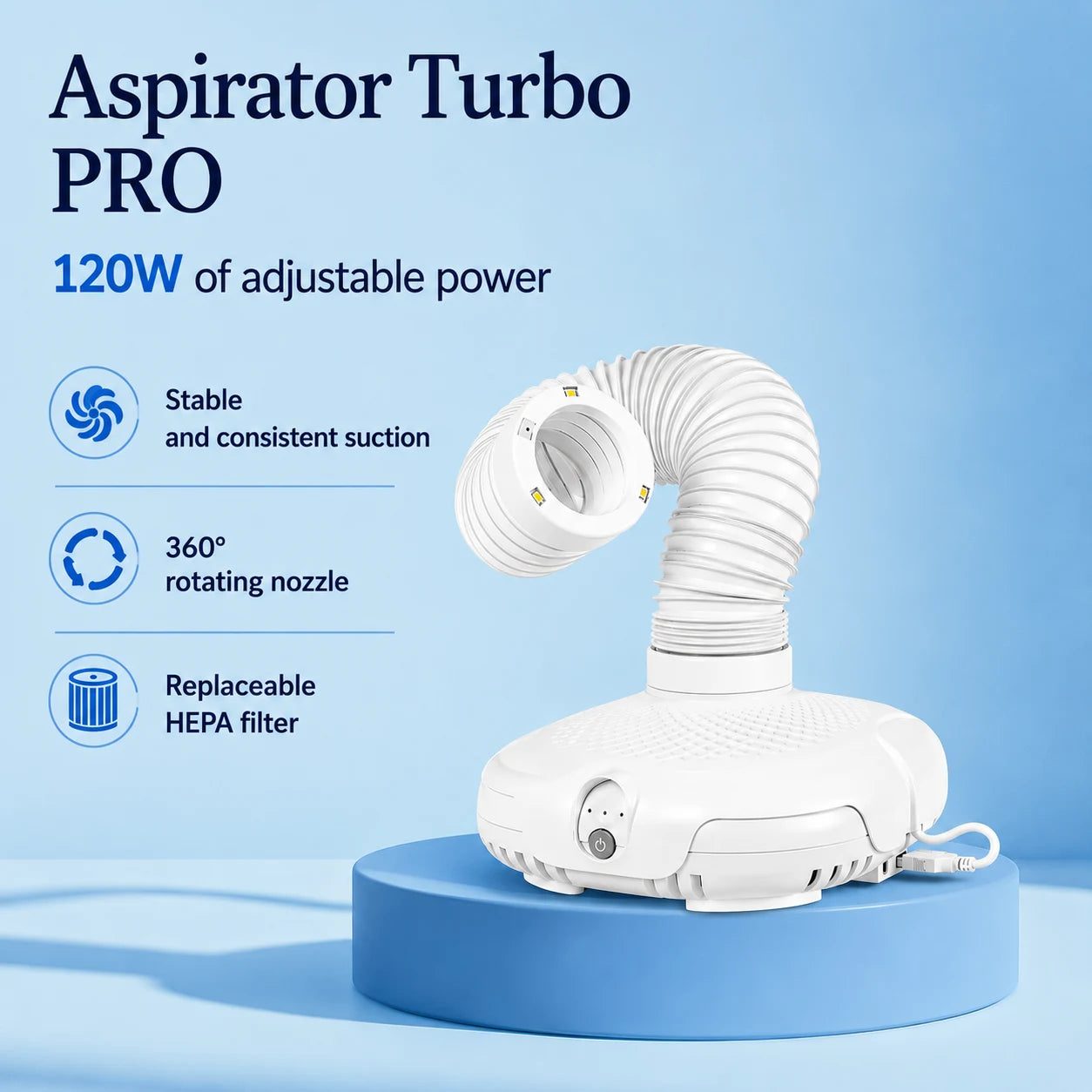 [locale:en] Aspirator Turbo PRO 120W — feature highlights