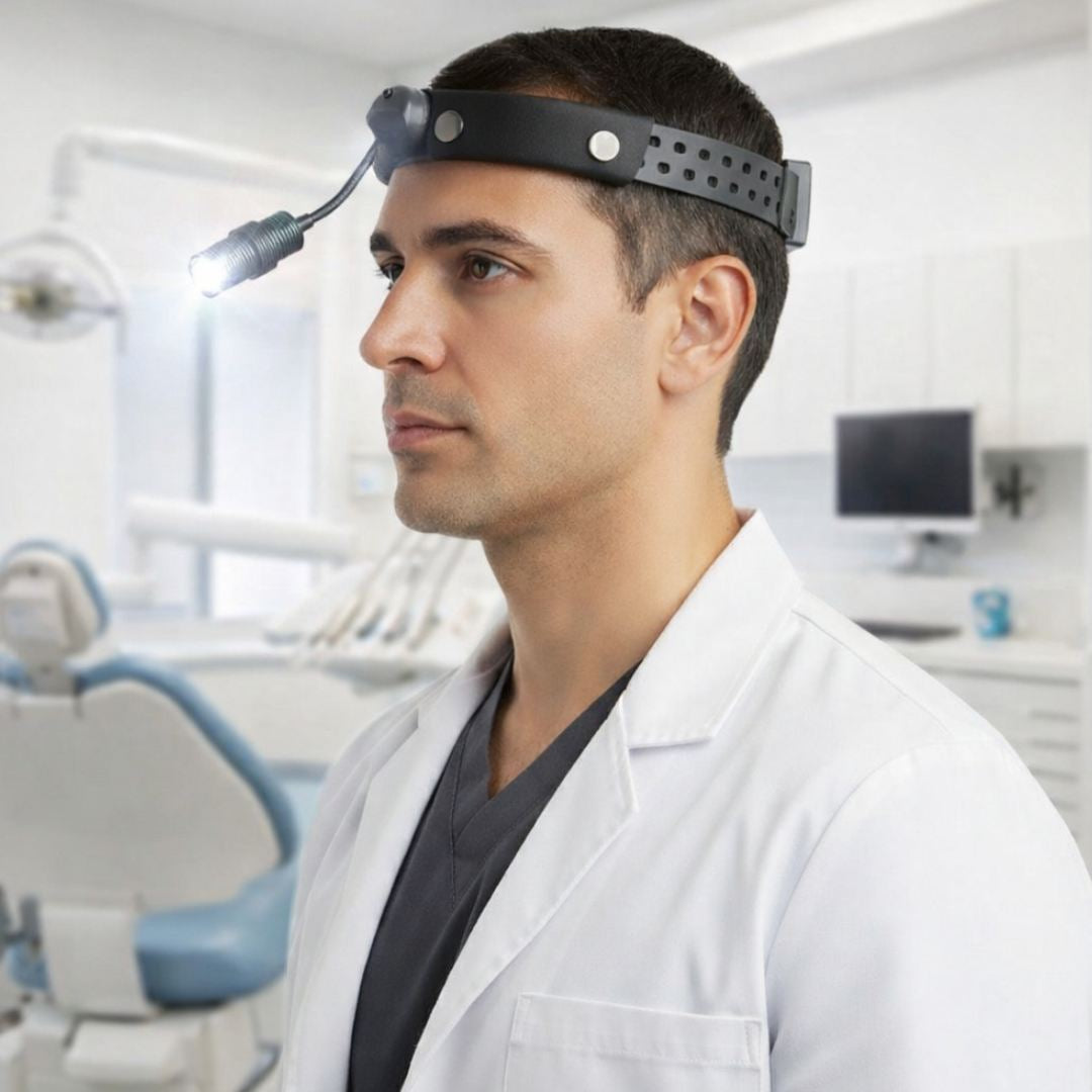 Ultra-Powerful 8W 110,000 Lumen H1000 Headlight for Extended Procedures