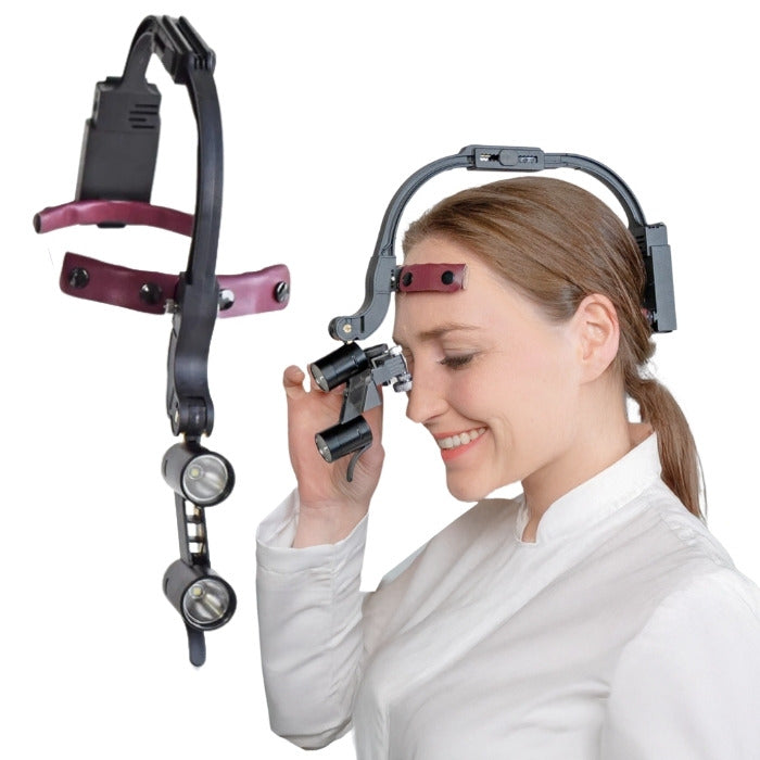 M1 Dual-Lamp Headlight with 2 Rechargeable Batteries