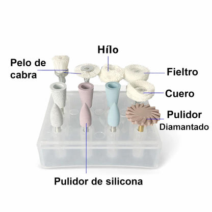 12 pieces for dental polishing – Low-speed contra-angle handpiece