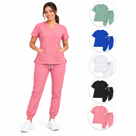 Medische Scrubset Slim Dames - Broek + Top